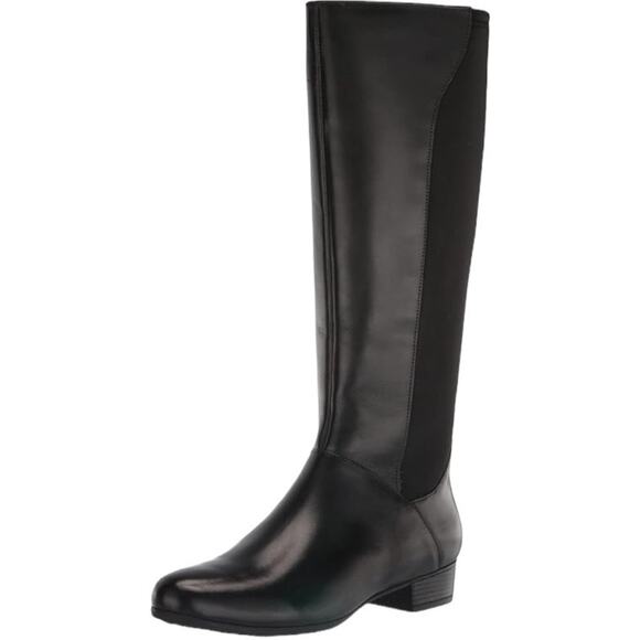 NIB Women's Trotters Misty Knee High Boots Black Size 6.5 M - Picture 1 of 9